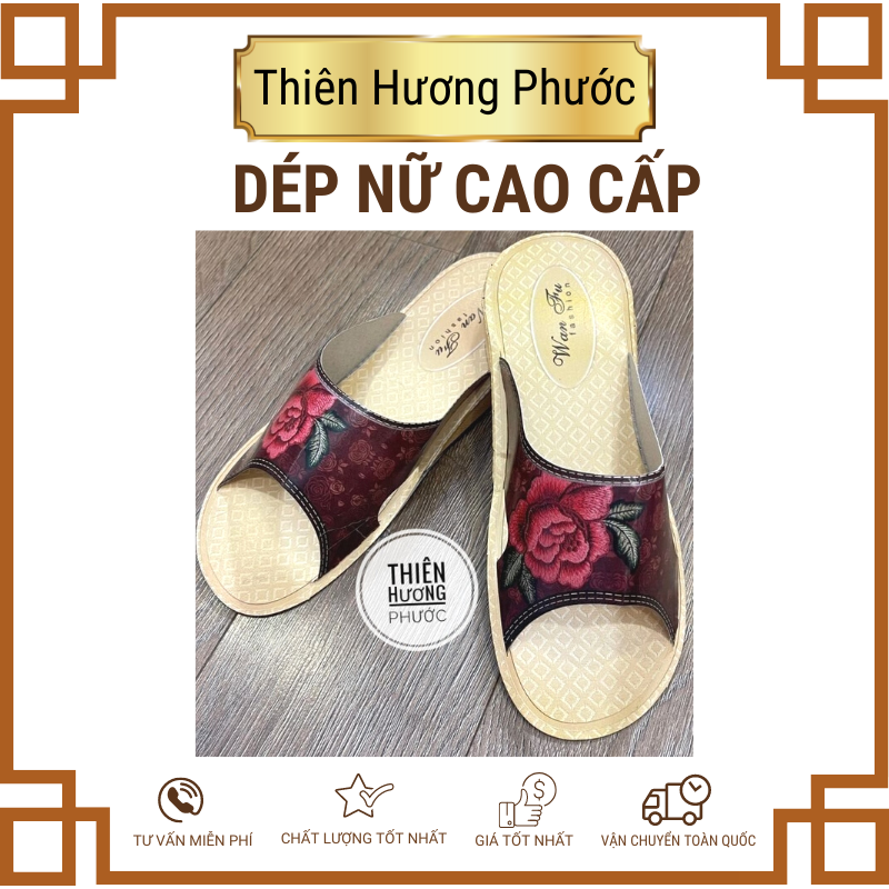 Dép nữ cao cấp vàng mã loại đẹp